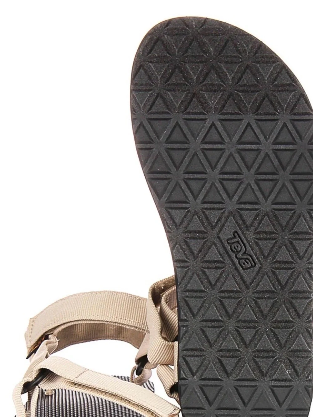 Teva Mens Original Universal Beige Black Men Casual Strap Sandal